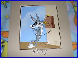 Phoney Bunny Matted signed Chuck Jones wb Bugs Bunny Limited Edition Looney Tune