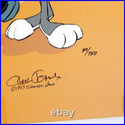 RABBIT OF SEVILLE III Chuck Jones Signed Cel Bugs Bunny Elmer Cell Art