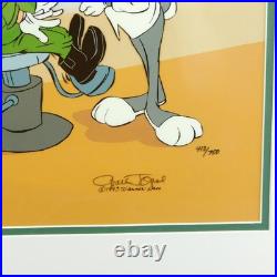 RABBIT OF SEVILLE III Chuck Jones Signed Cel Bugs Bunny Elmer Cell Art