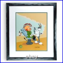 RABBIT OF SEVILLE III Chuck Jones Signed Cel Bugs Bunny Elmer Cell Art