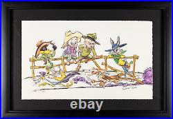 RARE Looney Tunes SIGNED Chuck Jones Bugs Bunny Giclee Print ONLY 350