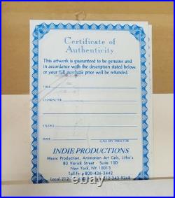 RARE Warner Bros CHUCK JONES Cel BUGS BUNNY DENTIST & DAFFY DUCK COA #344/500