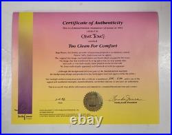 RARE Warner Bros CHUCK JONES Cel BUGS BUNNY Dentist DAFFY DUCK Comfort #344/500