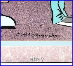 RARE Warner Bros CHUCK JONES Cel BUGS BUNNY Dentist DAFFY Duck BAD BITE #344/500