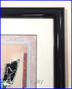 RARE Warner Bros CHUCK JONES Cel BUGS BUNNY Dentist DAFFY Duck BAD BITE #344/500