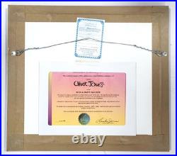 RARE Warner Bros CHUCK JONES Cel BUGS BUNNY Dentist DAFFY Duck BAD BITE #344/500