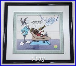 RARE Warner Bros Cel BUGS BUNNY Dentist EARTHLING 1994 AP CHUCK JONES 344/500