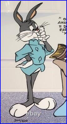 RARE Warner Bros Cel BUGS BUNNY Dentist EARTHLING 1994 AP CHUCK JONES 344/500