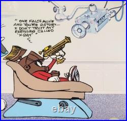 RARE Warner Bros Cel BUGS BUNNY Dentist EARTHLING 1994 AP CHUCK JONES 344/500