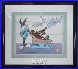 RARE Warner Bros Cel BUGS BUNNY Dentist EARTHLING 1994 AP CHUCK JONES 344/500