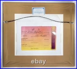 RARE Warner Bros Cel BUGS BUNNY Dentist EARTHLING 1994 AP CHUCK JONES 344/500