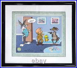 RARE Warner Bros Cel BUGS BUNNY Dentist NEXT 1994 Signed CHUCK JONES 344/500 RARE Warner Bros Cel BUGS BUNNY Dentist NEXT 1994 Signed CHUCK JONES 344/500