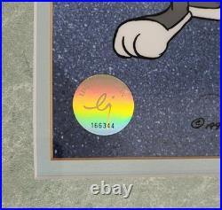 RARE Warner Bros Cel BUGS BUNNY Dentist NEXT 1994 Signed CHUCK JONES 344/500 RARE Warner Bros Cel BUGS BUNNY Dentist NEXT 1994 Signed CHUCK JONES 344/500