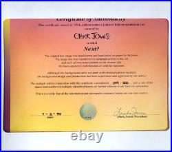 RARE Warner Bros Cel BUGS BUNNY Dentist NEXT 1994 Signed CHUCK JONES 344/500 RARE Warner Bros Cel BUGS BUNNY Dentist NEXT 1994 Signed CHUCK JONES 344/500