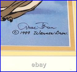 RARE Warner Bros HOUND'S TOOTH Cel BUGS BUNNY PORKY PIG Signed CHUCK JONES 44/50 RARE Warner Bros HOUND'S TOOTH Cel BUGS BUNNY PORKY PIG Signed CHUCK JONES 44/50