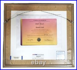 RARE Warner Bros HOUND'S TOOTH Cel BUGS BUNNY PORKY PIG Signed CHUCK JONES 44/50