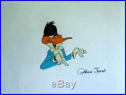 REDUCED! DAFFY DUCK Pro Cel Signed by CHUCK JONES'76 Carnival of The Animals