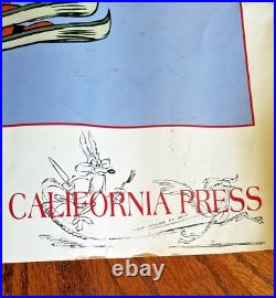 ROAD RUNNER/WILE E. COYOTE Rare'89 Signed Poster Artist's Proof/750 Chuck Jones
