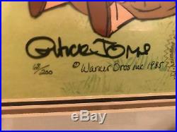 ROBIN HOOD DAFFY Hand Signed Chuck Jones Limited Edition Cel DAFFY & PORKY