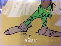 ROBIN HOOD Hand Signed Chuck Jones Ltd. Ed. Cel Daffy & Porky Looney Tunes