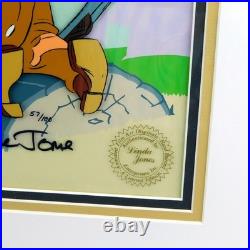 Rabbit Seasoning Bugs Bunny Cel Chuck Jones Signed Elmer Fudd Cell Art