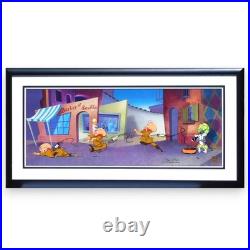 Rabbit of Seville Chuck Jones Signed Bugs Bunny Cel Elmer Fudd Animation Art
