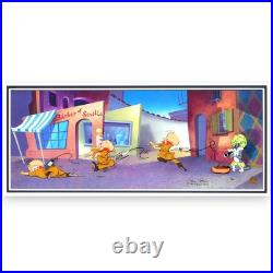 Rabbit of Seville Chuck Jones Signed Bugs Bunny Cel Elmer Fudd Animation Art