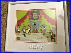 Rare! How The Grinch Stole Christmas Cel- #58/500 Limited Ed. Signed Chuck Jones
