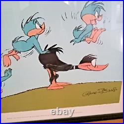 Rare Vtg Chuck Jones Signed Artwork Daffy Duck Warner Bros for Children's Center