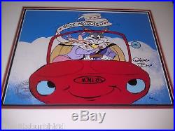 Rare Warner Brothers Signed Chuck Jones Limt Edition Just Married Very Nice