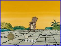 Rikki Tikki Tavi Chuck Jones Signed 1975 Original Production Cel COA n Seal 7711