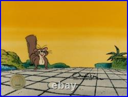 Rikki Tikki Tavi Chuck Jones Signed 1975 Original Production Cel COA n Seal 7725