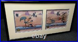 Road Runner Animation Cel Chuck Jones Signed Wile E Coyote Acme Bird Seed Cell