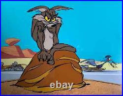 Road Runner Cel Warner Bros Rare Chuck Jones Signed Wile E Coyote Therefore Acme