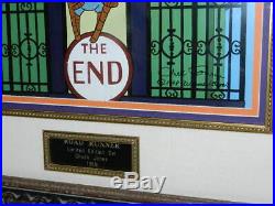 Road Runner Chuck Jones The End Signed Jones Cell Warner Bros #066/200 Wow