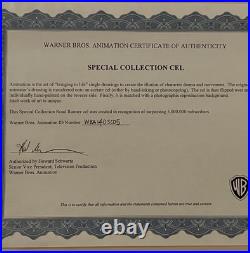 Road Runner Time Warner Bros. Artwork Special Collection Cell Bringing To Life