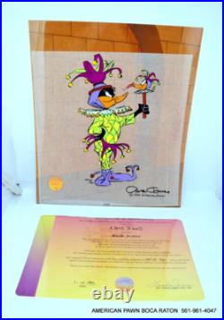 Rude Jester Chuck Jones Limited Edition AP Hand-Painted Cel Daffy Duck Unframed