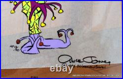 Rude Jester Chuck Jones Limited Edition AP Hand-Painted Cel Daffy Duck Unframed Rude Jester Chuck Jones Limited Edition AP Hand-Painted Cel Daffy Duck Unframed