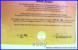 Rude Jester Chuck Jones Limited Edition AP Hand-Painted Cel Daffy Duck Unframed