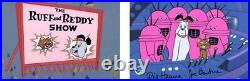 Ruff and Reddy Hanna-Barbera Limited Edition Hand-Painted Cel UF'50s Sold Out