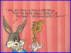 SALE PEWLITZER PRIZE Ltd Ed Animation Cel by CHUCK JONES hand painted/signed