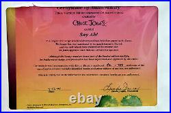 SAY AH! BUGS BUNNY Doctor Physician CHUCK JONES Art Signed Framed Cel