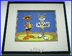 SIGNED CHUCK JONES Bugs Bunny theater Warner Brothers Limited Edition Cel FRAMED