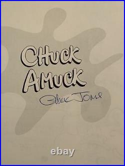 SIGNED CHUCK JONES CHUCK AMUCK 1989 1st Edition