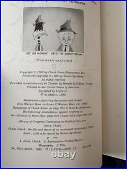 SIGNED Chuck Amuck by Chuck Jones 1st Edition/1st Printing 1989 Flat Signed