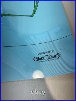 SIGNED Chuck Jones MICHIGAN J FROG Warner Brothers Animation Cel 16.5x13.5