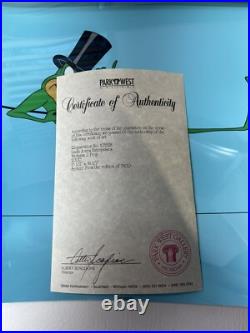 SIGNED Chuck Jones MICHIGAN J FROG Warner Brothers Animation Cel 16.5x13.5