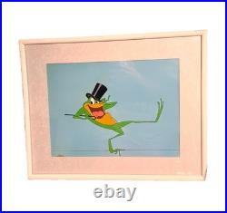 SIGNED Chuck Jones MICHIGAN J FROG Warner Brothers Animation Cel 16.5x13.5 COA