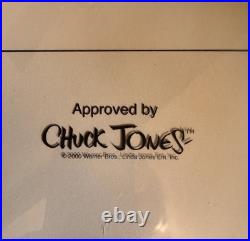SIGNED Chuck Jones MICHIGAN J FROG Warner Brothers Animation Cel 16.5x13.5 COA