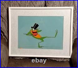 SIGNED Chuck Jones MICHIGAN J FROG Warner Brothers Animation Cel 16.5x13.5 withCOA